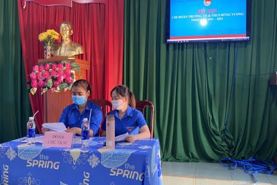 Đại hội chi đoàn trường TH&THCS Hùng Vương Đại hội chi đoàn trường TH&THCS Hùng Vương